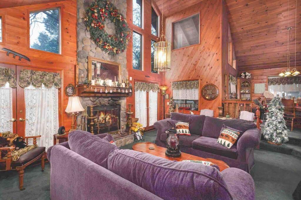 Lakeview 3-Story Winter Home Crestline Eksteriør bilde